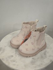 NWT Wonder Nation Infant Girls Chelsea Boots Size 3 / Bows Brand New