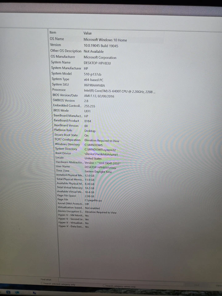 HP Pavilion 510-p137cb, 2.2 GHz, Intel® Core™ i5, 12 GB, 2 TB, DVD Super Multi  - Image 3 of 4