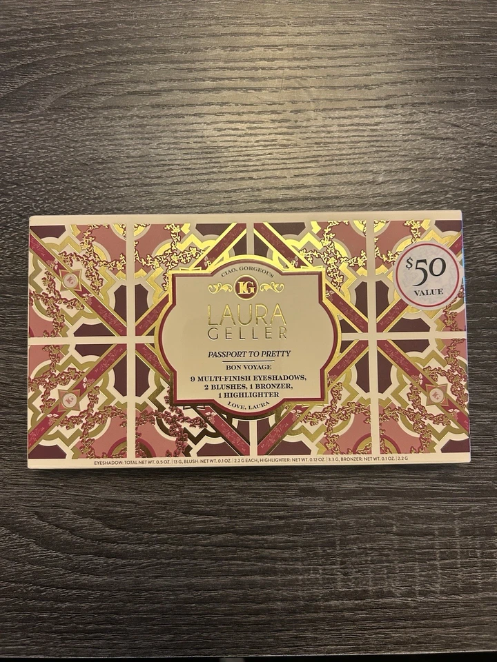 Laura Geller Passport To Pretty 9 Lidschatten, 2 Rouge, 1 Bronzer & 1 Highlight