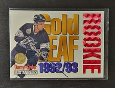 1993-94 Leaf Hockey Gold Leaf Rookie Darryl Sydor #15