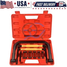 Valve Spring Compressor Set 12pcs Clamp Removal Tool With...