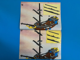 Lego Pirates 6274 Caribbean Clipper Instruction Manual Only Vintage