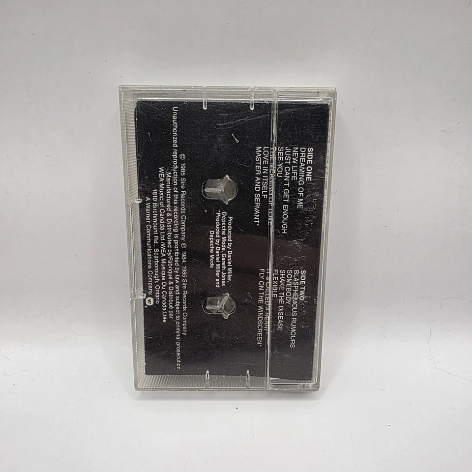 Catching Up With Depeche Mode Cassette Tape 1985 Tested - Image 2 of 4