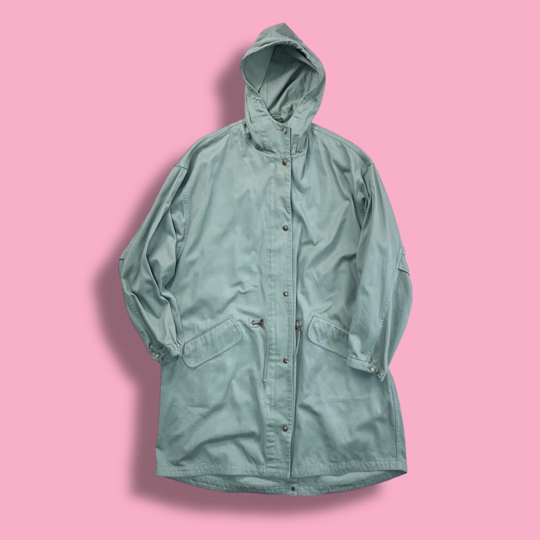 【LITHIUM FEMME】 M-51 MODS COAT 90s Eddie Bauer M51 Vintage Mod Coat Long Khaki | eBay