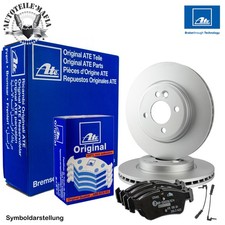 ATE Bremsscheiben + Beläge Mercedes W201 190 Ø262mm VORN belüftet++WK