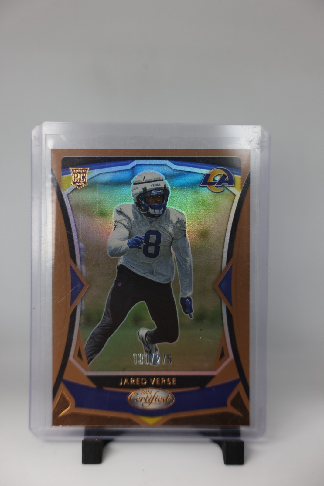 Jared Verse- 2024 Certified Bronze Mirror RC- SP /275- LA Rams- #114