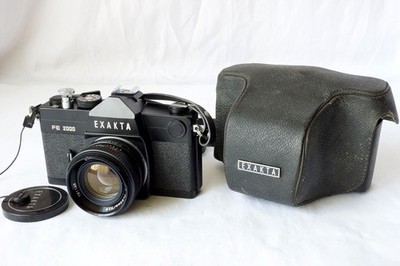 Ihagee West Exakta FE 2000 Camera with Exakta EE f/1.7  55mm Lens Made in Japan