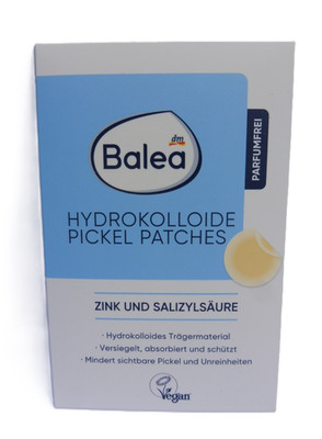 Balea Hautrein Hydrokolloide Pickel Patches mit Salizylsäure und Zink, 24 Stück
