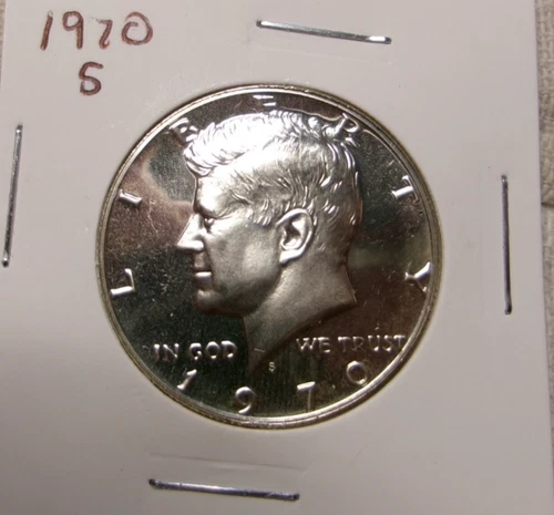 1970 S Kennedy Half Dollar 40% Silver FROM PROOF SET