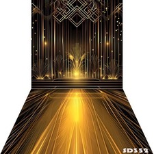 10'x20'Computer-painted Great Gatsby Party Art Scenic Backdrop Background SD352