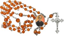 San Oscar Romero Arzobispo de San Salvador Rosario artesanal de cuentas de