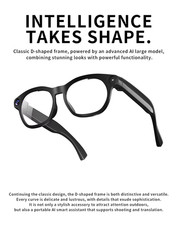 AI Smart Glasses with 8MP HD Camera – Video Recording & Real-Time Translation