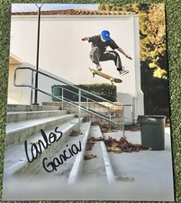 CARLOS GARCIA SIGNED 8x10 PHOTO DAMN AM LOUISVILLE 1st BIRDHOUSE MOB OJ WHEELS G