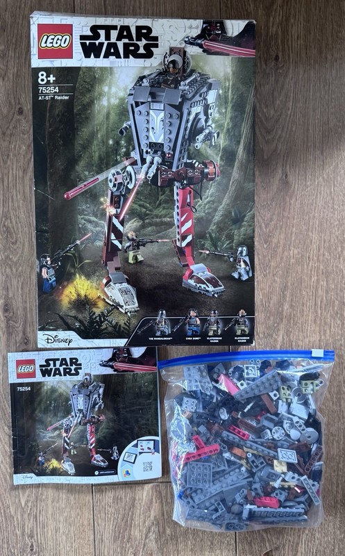 LEGO Star Wars 75254 the Mandalorian AT-ST Raider Building Set Complete