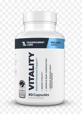 Transparent Labs Vitality Testosterone Booster - 60 Count NEW Ex 12.27
