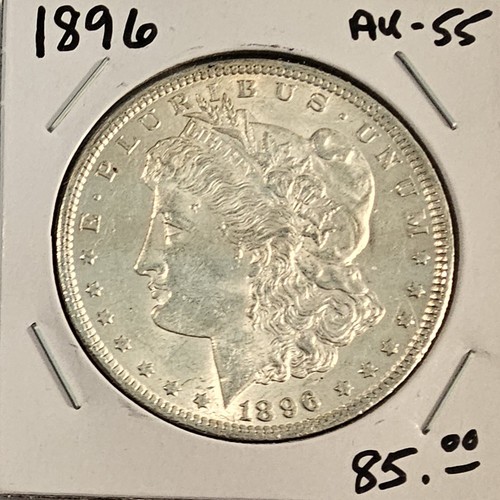 1896, MORGAN SILVER DOLLAR