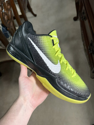 Size 12 - Nike Zoom Kobe 6 VI iD Green/Black Fade 446897-992 Rare
