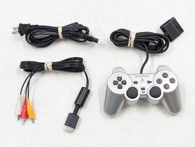 Sony PlayStation 2 Automobile Edition w/ Controller (SCPH-30001) Metallic Silver