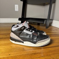 Nike Air Jordan 3 Retro OG 2024 Black Cement DN3707-010 Mens Size 8 Sneaker