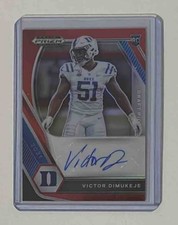 2021 PANINI PRIZM DRAFT PICKS VICTOR DIMUKEJE AUTO RED /199 #DPA-VDI RC