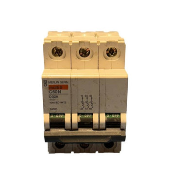 Merlin Gerin 24286 / Multi 9 C60N C25 Circuit breaker 400V - USED