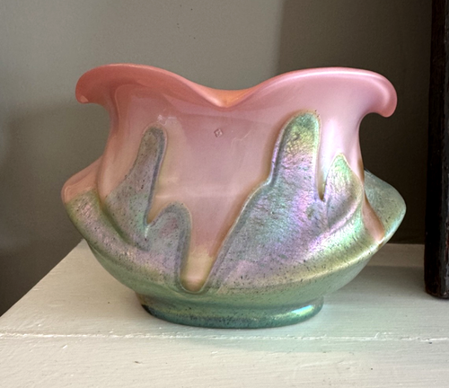 Antique Loetz Phenomen Iridescent Art Glass Vase Loetz Austria - Picture 2 of 4