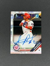 2019 Bowman Chrome - ISRAEL PINEDA #CPA-IP - 1st Prospects AUTO Nationals