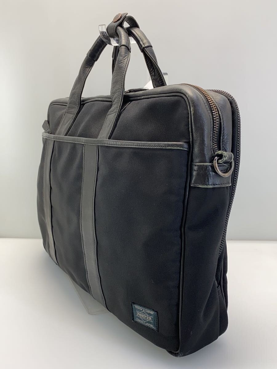 Porter Briefcase Polyester Blk Solid K6Y66 - image 2