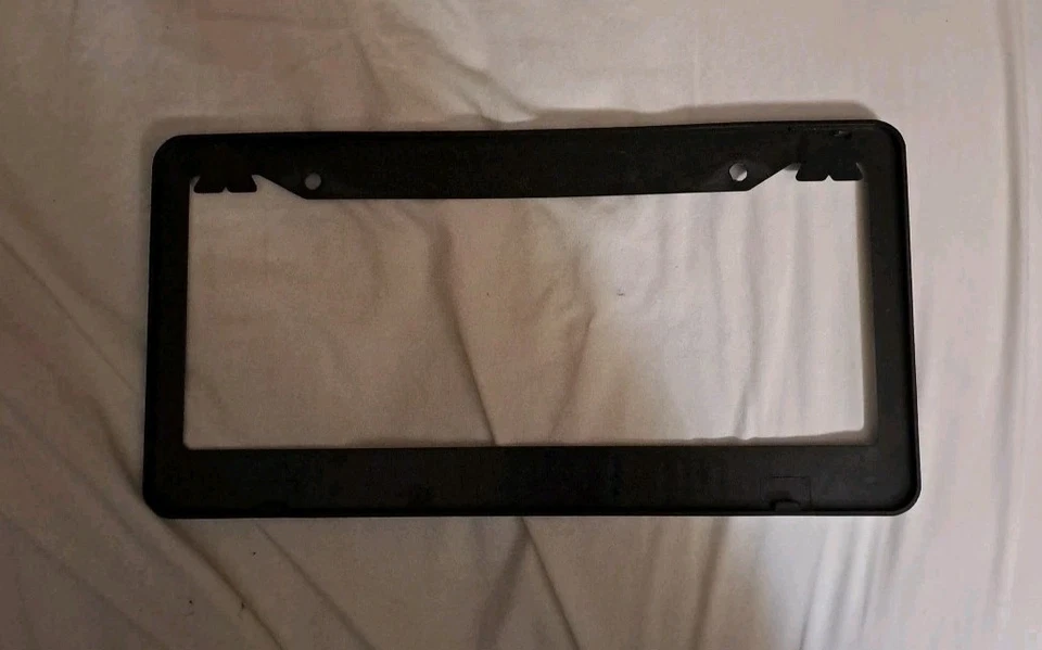 Marco de matrícula Mitsubishi Duarte universal raro único auténtico Foto 4 de 4