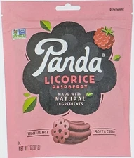 Panda Licorice Raspberry All Natural Flavor 7 Ounce bags (200 G)