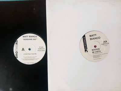 Matt Bianco 2x12'' Vinyl Promo Mini Collection 7 Mixes Sunshine Day Boogie Vista