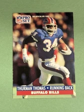 Thurman Thomas 1991 Pro Set Buffalo Bills #86 AA170