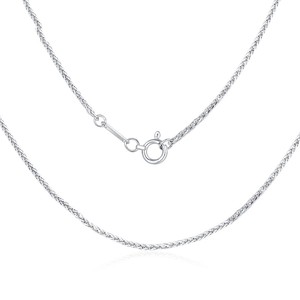 New Authentic Platinum 950 Necklace Women's Charming Wheat Elegant Chain 16.5