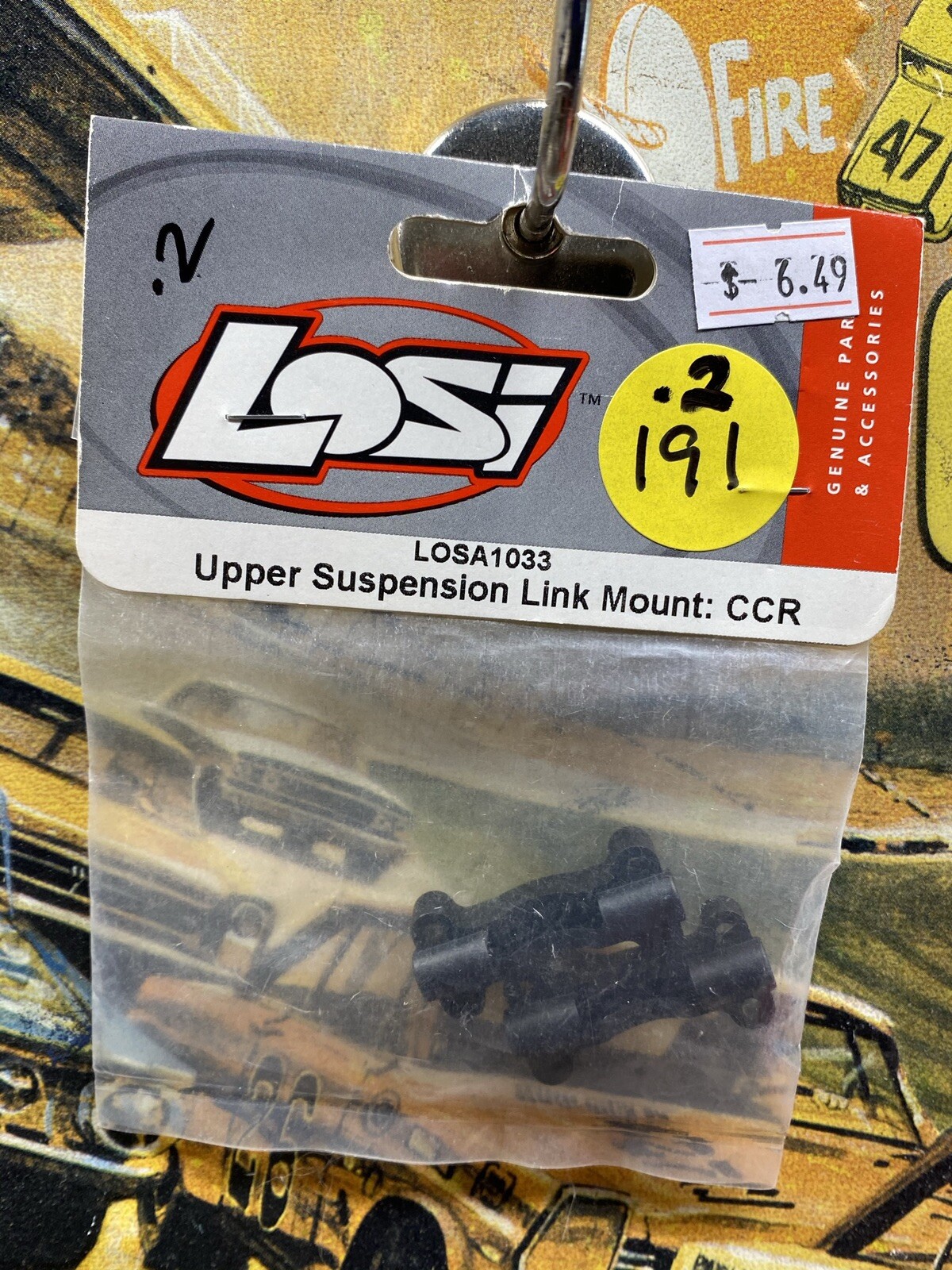 Losi LOSA1033 Upper Suspension Link Mount: CCR/Night Crawler NewInPack USA