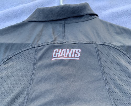 NEW YORK GIANTS Polo Golf Collared Shirt NFL by MAJESTIC Sz Men’s Large MINT!!! - 第 7/10 張圖片