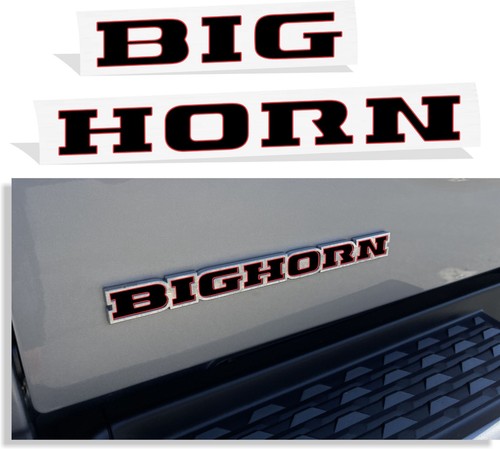 2019-2025 Ram Big Horn - BIGHORN Tailgate Badge Inlay Decal Sticker - Bild 81 von 83
