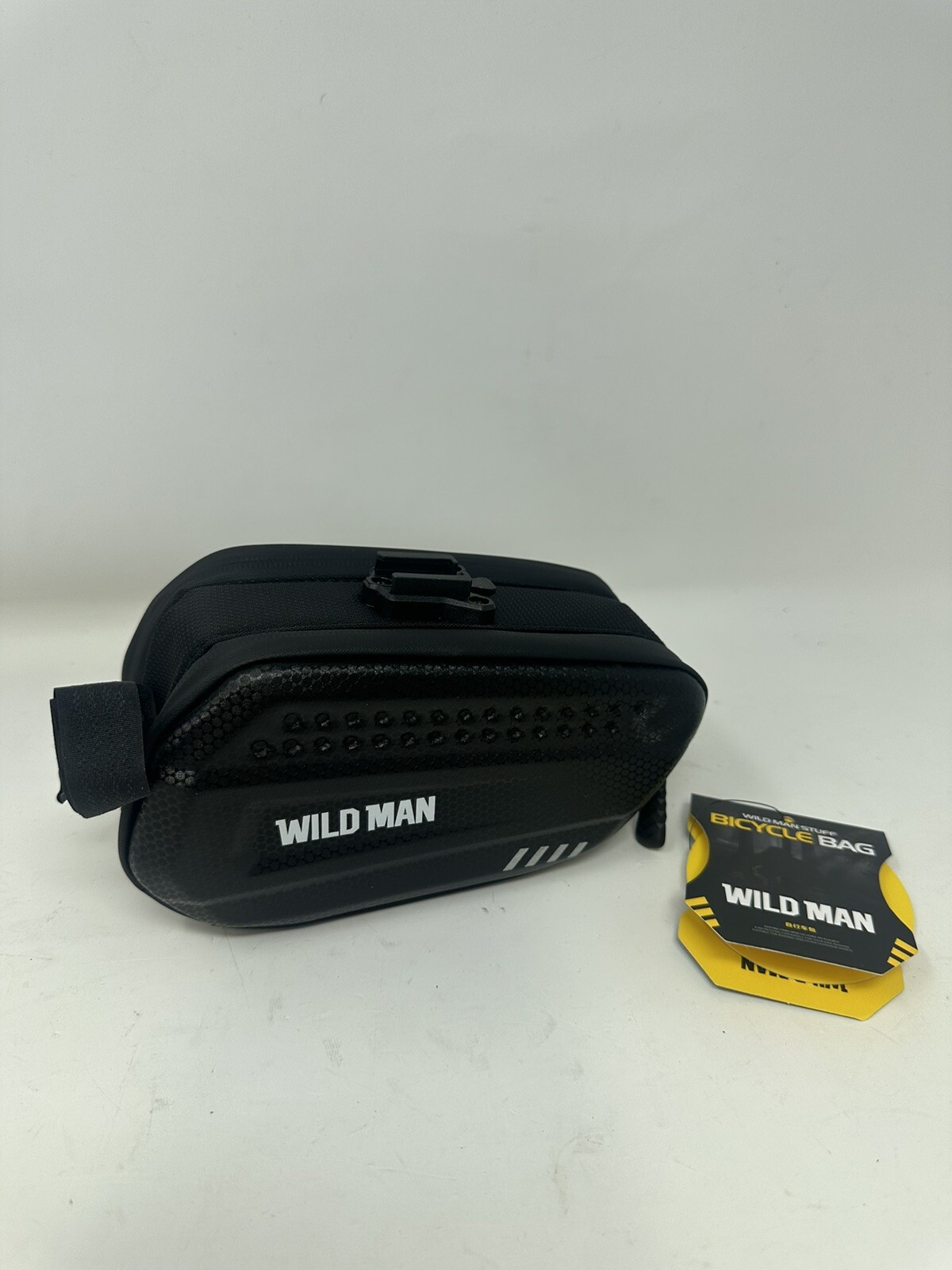 WILD MAN Mountain Road Bike Hard Shell Saddle Bag Cycling Ta