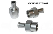 WR Style 3/8" Flex Hose BARB FITTINGS for Harley 9/16-24 Flare 1915 - 1973