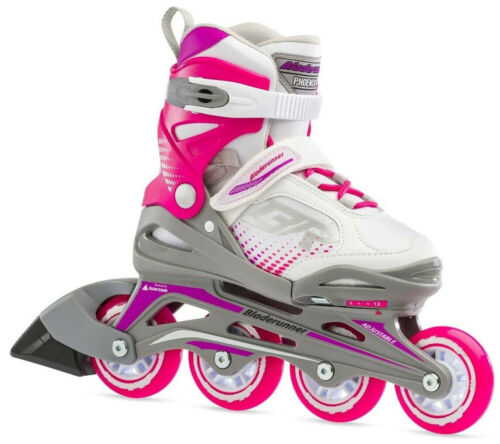 2022 Bladerunner Phoenix G Girls Adjustable Inline Skates - Kids Rollerblades - Picture 1 of 7