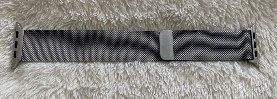 Gebraucht Apple Uhr 42mm 44mm Milanese Band Nur Mj5f2zm/A Groß Zustand - Bild 3 von 3