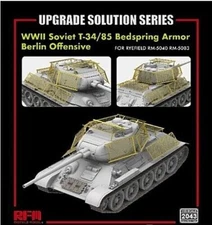 Rye T-34/85 Bedspring Armor Upgrade Kit - Plastic Model Vehicle Accessory