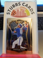 2021 Select Anderson Tejeda Premier Level Rookie Texas Rangers RC #163