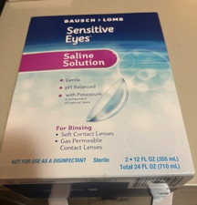 Bausch & Lomb Sensitive Eyes Contact Lens Sol...