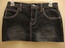 Girls Vanilla Star  Denim Jean Mini Skirt  Sz. 14  Pre-Owned