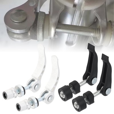 2pcs M6 Bicycle Bike Scooter Quick Release SeatPost Clamp Skewer Bolt Clip Screw