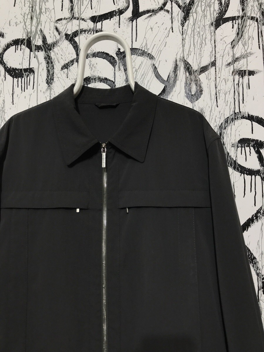 Rare Vintage Versace Classic V2 Men's Black Jacket Harington Rare Vintage Versace Classic V2 Men's Black Jacket Harington