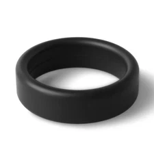Thick Silicone Flat Cock Ring Stay Hard Penis Enhancer Sex Toy for Men