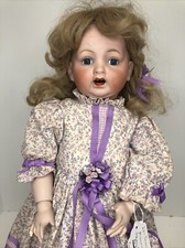 24” Antique Japanese Morimora Brothers 10 Bisque Doll Compo Body Fingers As Is L