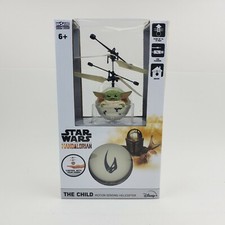 World Tech Toy Star Wars Mandalorian The Child Baby Yoda Motion Sense Helicopter