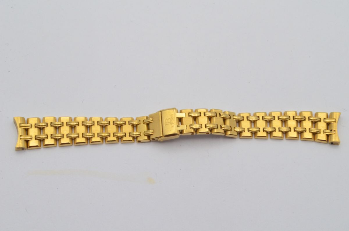 Blancpain Villeret 18K 750 Solid Gold Bracelet 14mm Vintage Rare 56 grams Top
